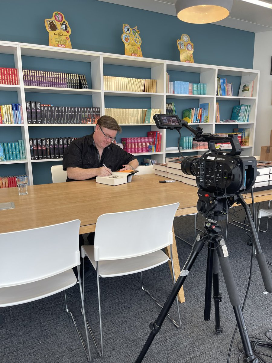 Called in to Harper Collins HQ to sign more books, answer some questions, and record some videos. By the time I was finished, the videos had got decidedly weirder…
