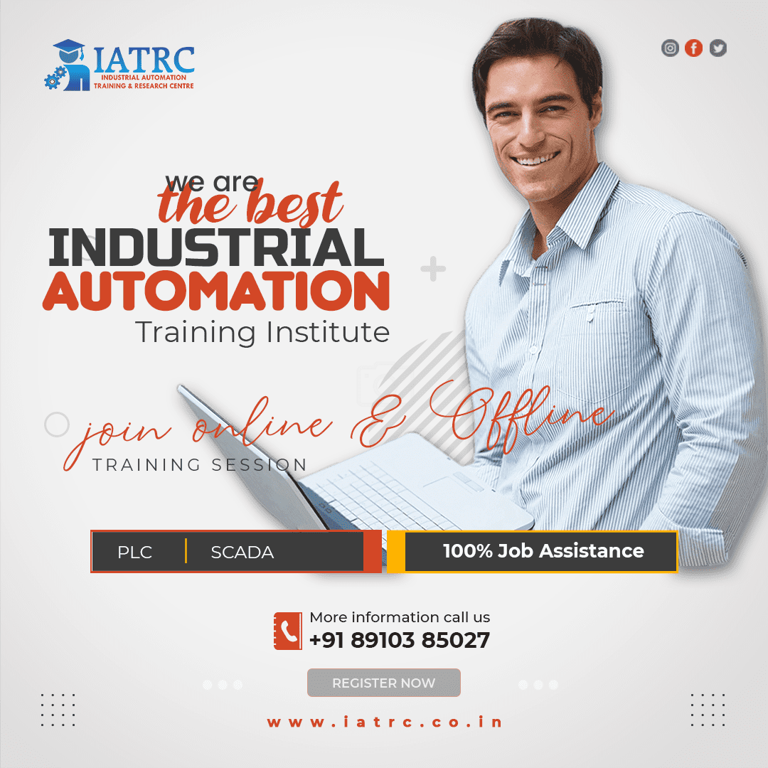 IATRC1's tweet photo. SHORT TERM ONLINE SKILL DEVELOPMENT COURSE
Contact: +91 8910385027/ +91 9359890466
Website: https://t.co/Xv9ePt0Fk3
YouTube Channel: https://t.co/uJ0FxgfL1I
#PLCtraining #HMItraining #SCADAtraining #Industrialautomation #drivetraining #vfdtraining #PLC #HMI #SCADA #autocad https://t.co/9rXbXbuu5g