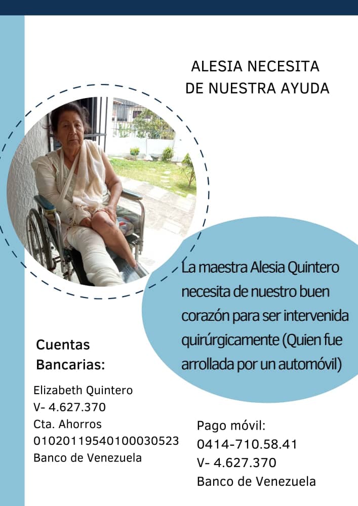 andreinajco292's tweet photo. Hola gente, ella es una tía muy querida... mucho les agradecería que compartieran con RT ... 🙏🙏🙏 https://t.co/RQhV9I4kFk