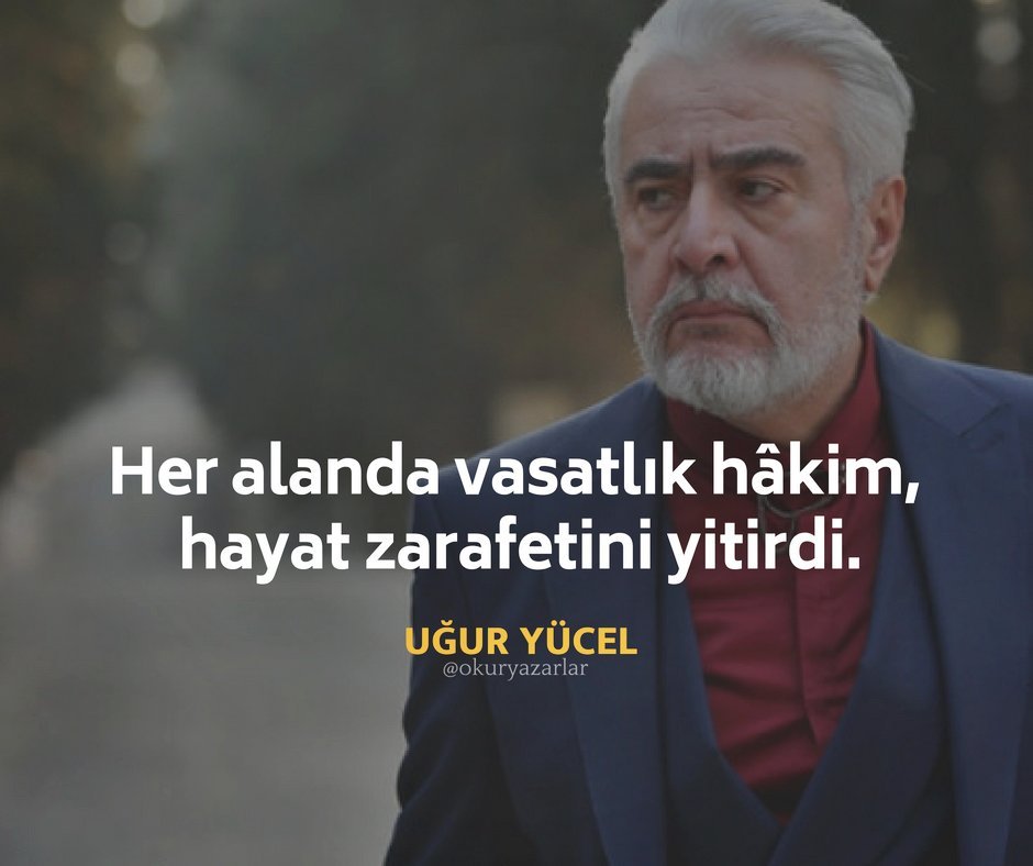 llknurYamak's tweet photo. Uğur Yücel... https://t.co/nTxPSynZKP