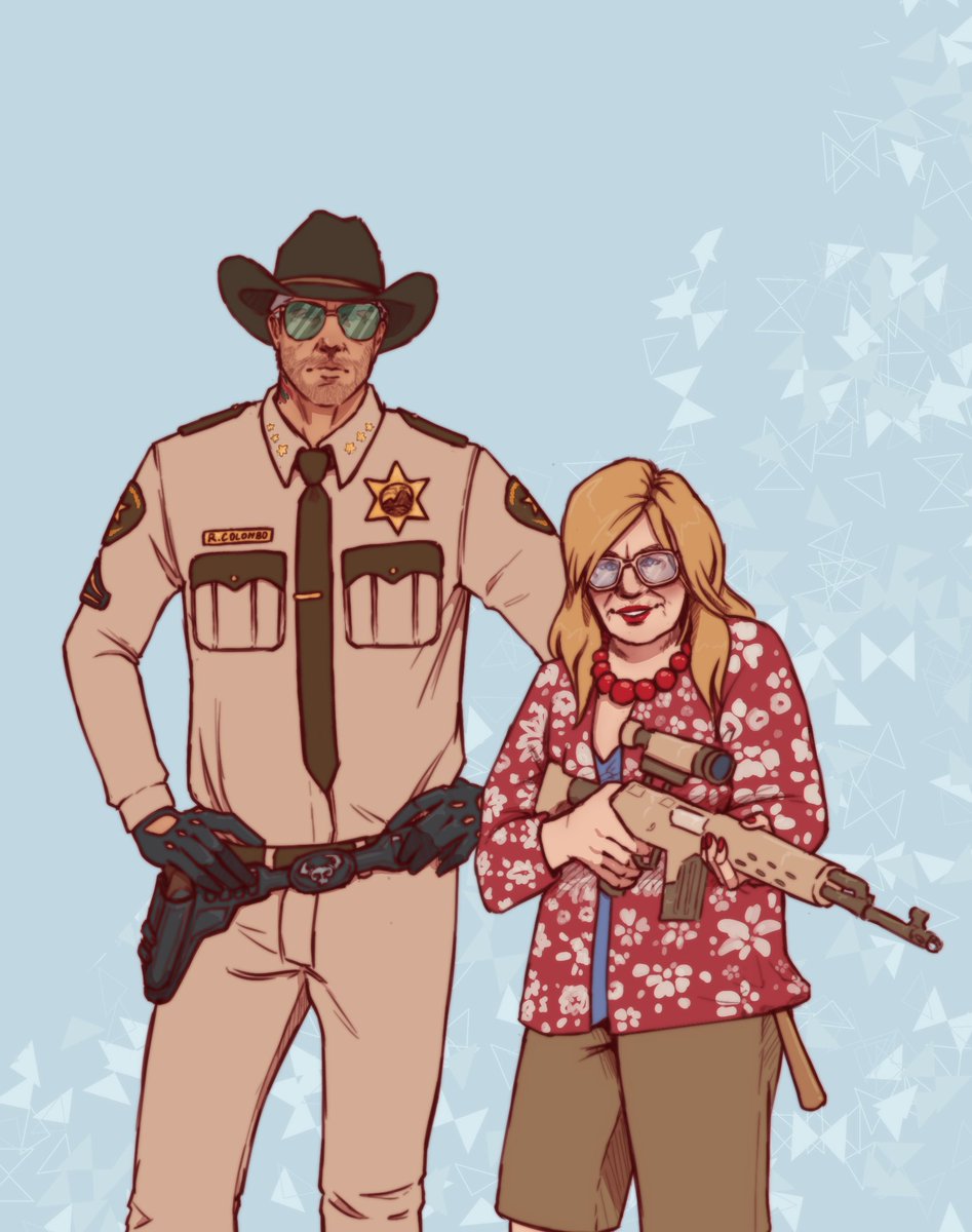 NiDoll's tweet image. Colombo and his stepmom Gnar
I was watching the vod and I found it quite hilarious of how Gnar is grounding everyone lol #nopixelfanart