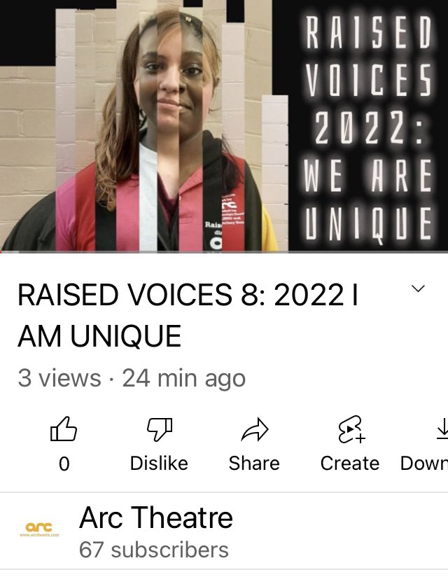 youtu.be/yYrbEWO4TOk

@ArcTheatre’s <a href="/ArcRaisedVoices/">ArcRaisedVoices</a> new film for 2022 called I AM UNIQUE

Please watch and share and celebrate these amazing young women! 🎉🥳