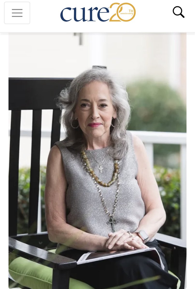 So honored to be a part of this CURE article. 

curetoday.com/view/targeted-…

Every cancer should have Biomarker testing, they are even finding targets for small cell cancers. #BiomarkersMatter