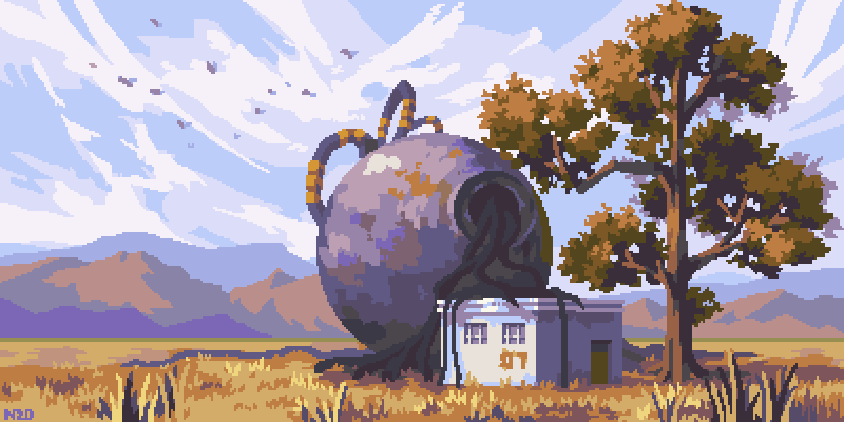useless_pursuit's tweet photo. Uninvited Visitor
#pixelart #ドット絵 https://t.co/sYdWrMVrsP