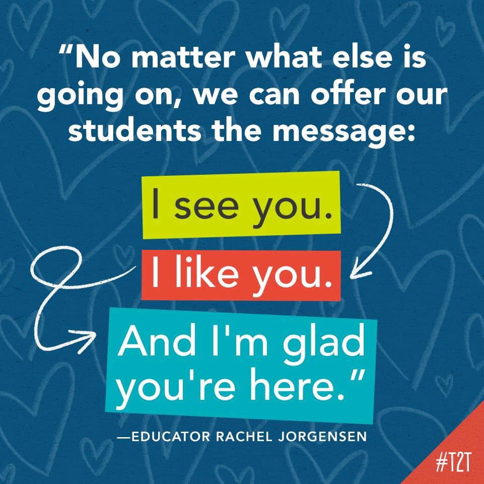 One of the most important messages we can offer our students: