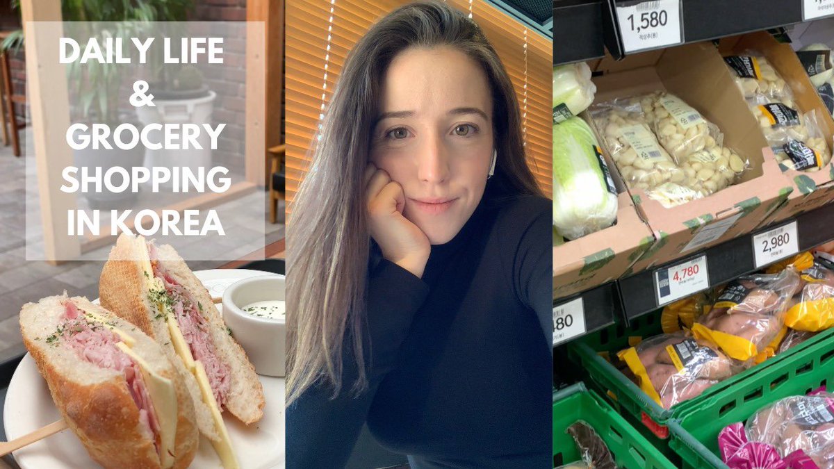 CarlaFruchet's tweet photo. New Vlog about my life in Korea!!

https://t.co/mUjT2v3ST2
#korea #vlog #newvideo #lifeinkorea #studentinkorea #dailylife #groceryshopping https://t.co/gnZLr7E0TE