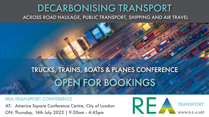 🚆 Bookings are now open for Trucks, Trains, Boats and Planes!

🚛 Transport contributes over a quarter of the UK’s greenhouse gas emissions.

🚢 Join us to explore what can be done to reduce emissions in this sector.

✈️ Book your place here: 

r-e-a.net/events/decarbo…