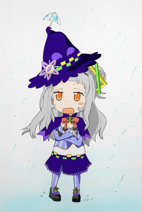 雨だねー。。。#紫咲シオン   #シオンの書物 