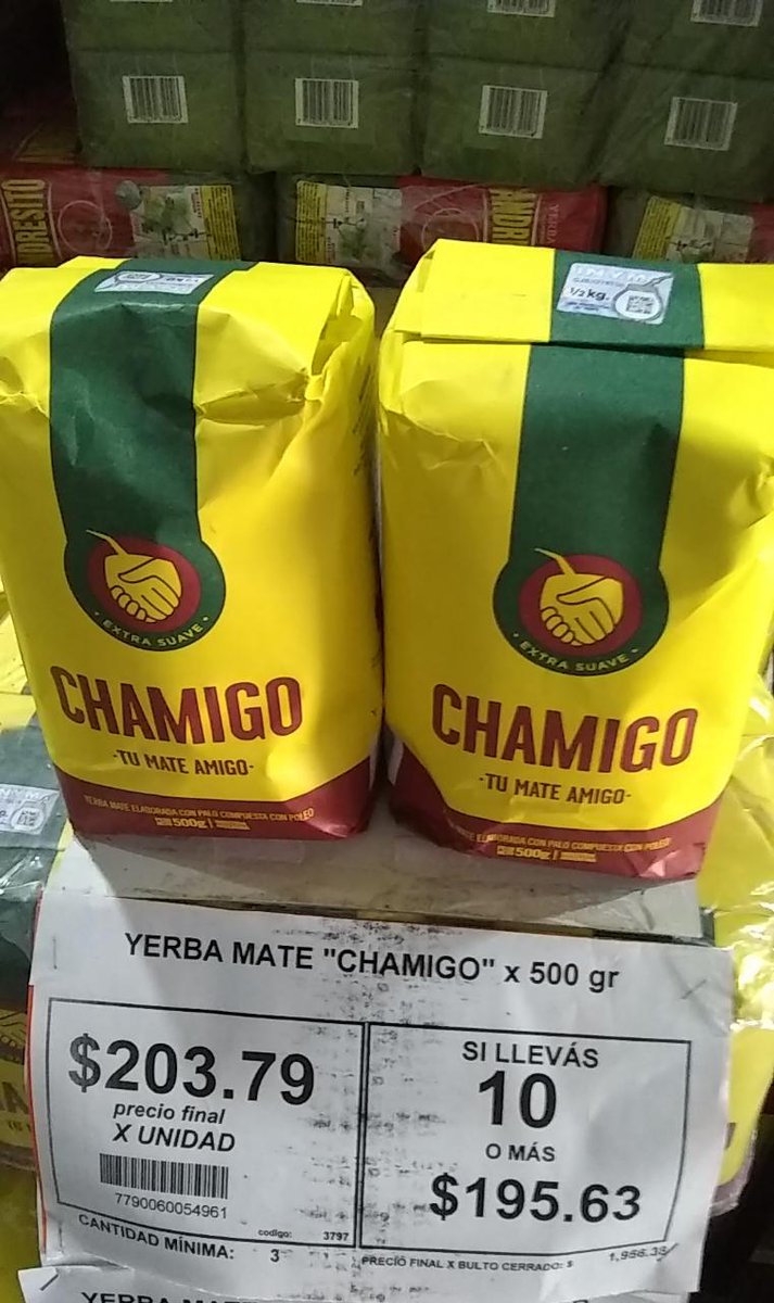 PreciosRosario2's tweet photo. #YerbaEnRosario 🧉
💰 $445,78 #Amanda (1 kilo)
💰 $203,79 #Chamigo (1/2 kilo)
También precios por mayor
👉 Además #BilleteraSantaFe
📍 #MuyBarato (27 de Febrero y San Martin)
#FotoTestigo 📸 https://t.co/o4c5cSFBoU