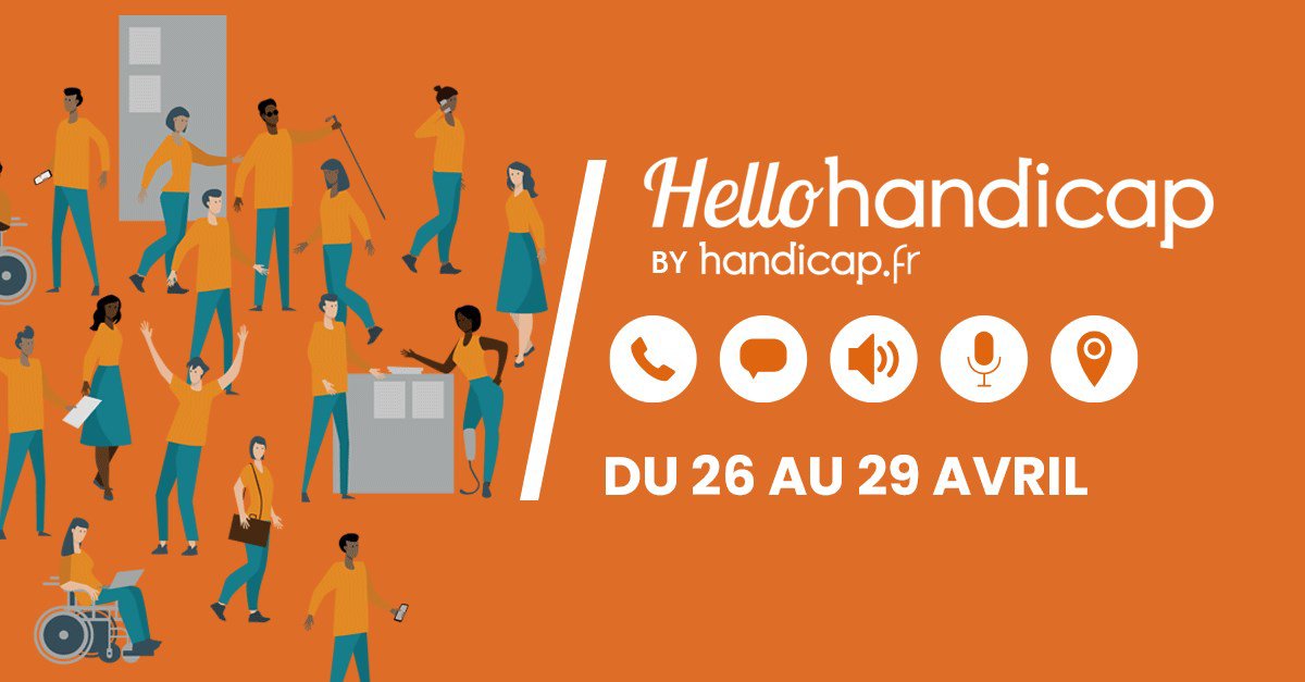 .@pole_emploi est partenaire du salon #HelloHandicap <a href="/Handicap_fr/">Handicap.fr</a> qui se tiendra du 26 au 29 avril 2022 🗓️

#TousMobilisés aux côtés de plus de 160 entreprises pour favoriser l'inclusion professionnelle des personnes en situation de #handicap

+ d'infos ➡️ hello-handicap.fr/home