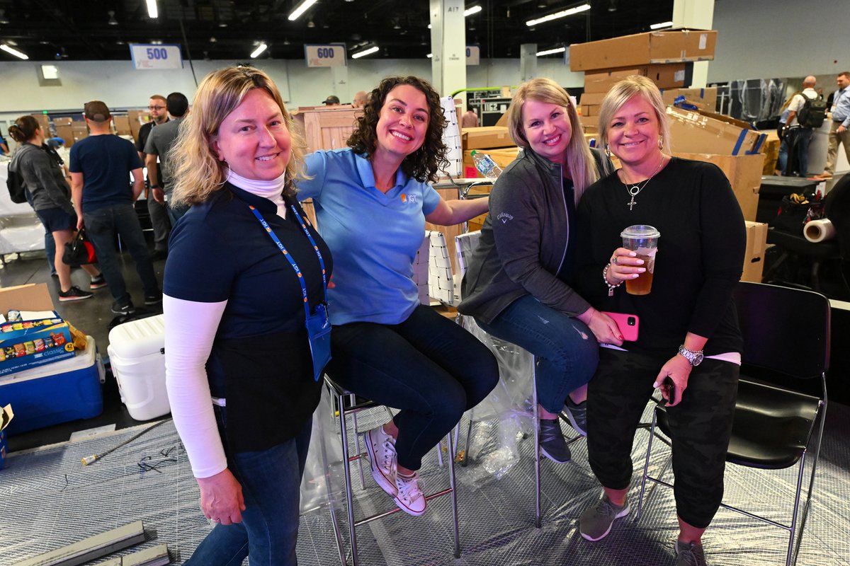 Ever wonder how much work goes into assembling a tradeshow booth? Here are some behind the scenes images of our hardworking team getting our #NIGA booth ready. Can't wait to see what we have in store for this year's show?: bit.ly/3uYAYaf #IGT #IGTxNIGA22 <a href="/IndianGaming85/">Indian Gaming Association</a>