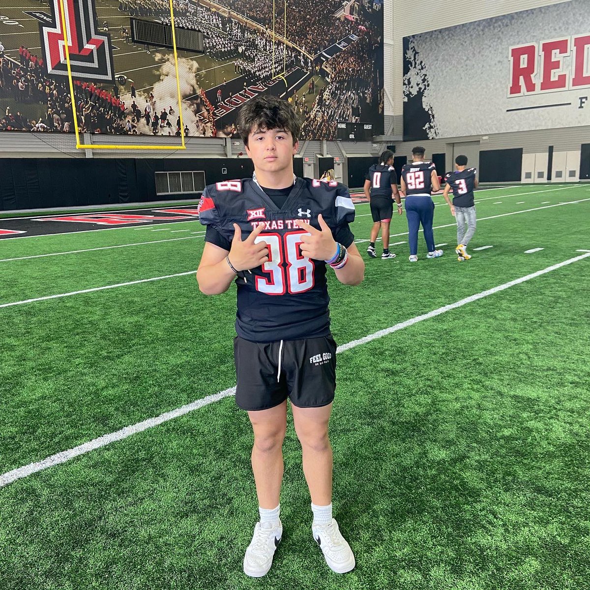 I’m blessed to go on an unofficial visit to <a href="/TexasTech/">Texas Tech University</a>! It was a great trip and made the most out of it. #football #texastech #gunsup #workharder #inthelab