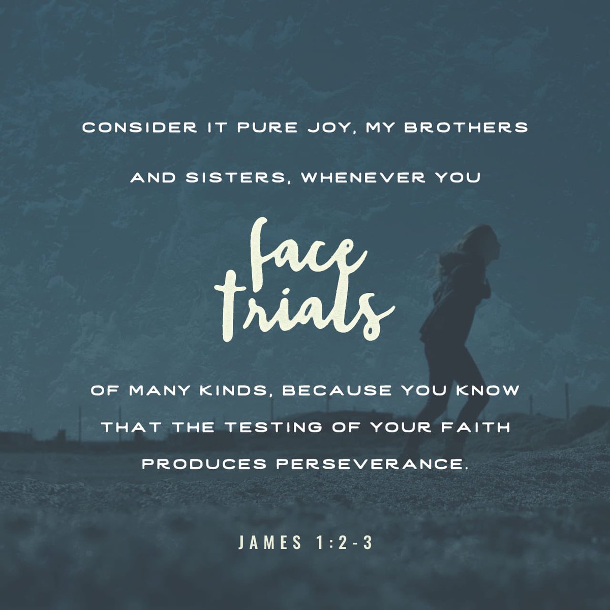 julianng's tweet photo. A tough message when you are in the middle of something, but know you will prevail! 🙏✝️💪 #james1 #Scripture https://t.co/mvKP0dzawm