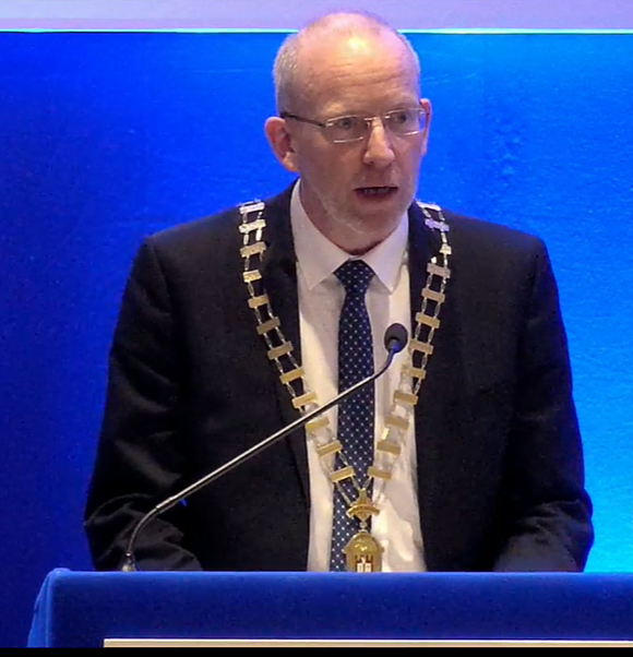 TUIunion's tweet photo. "Ireland needs to spend more on education"
TUI president Martin Marjoram responds to Minister Foley's address at #TUI22 https://t.co/CAwX5U9d9j