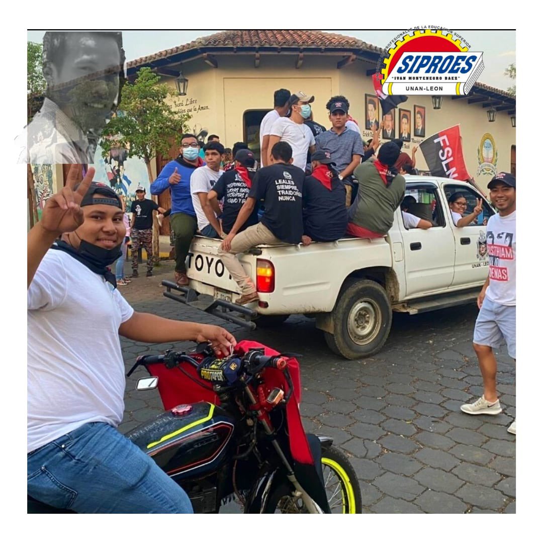 siproesunanleon's tweet photo. Diana Universitaria Cristhiam Emilio Cadenas “Héroe de la Paz” en las principales calles de la Primera Capital de la Revolución #SIPROES #CUUN #UNANLEON ❤️🖤 https://t.co/UaJWhlTm7p