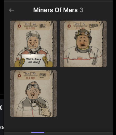remirabillat's tweet photo. Got my first 3 #minersofmars today. What a fantastic community to be apart of @MinersofMars to Mars! https://t.co/mE2QGovJfe