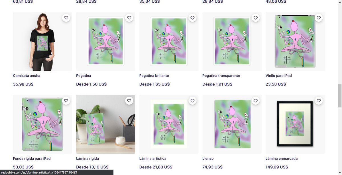 Good morning, several products with reproductions of my art are already available. 😱💜💙

RT please

link in comments 👁️👇
