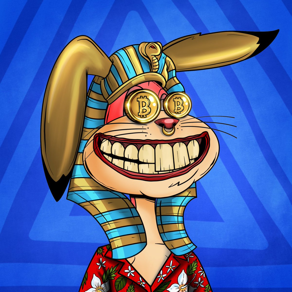 PlanG_cro's tweet photo. A happy household tonight! I minted the @MadHareSociety #pharaoh on the left earlier in the week and my wife was airdropped the #pharaoh on the right today by @cryptocomnft Thank you @ElRealGenius for our #pharaohgang Let’s #CRO https://t.co/lj2z1YdGQh