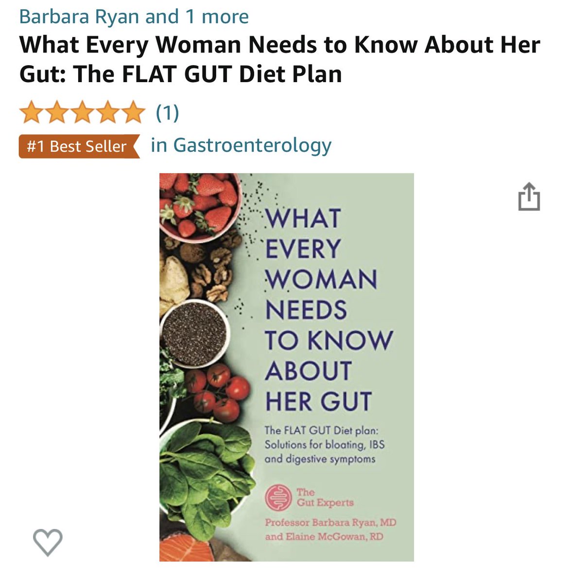 Congratulations to our colleague Prof Barbara Ryan aka the GUT experts on the new book. Already a best seller in gastroenterology. Ordered mine today!

bit.ly/36MLDex

<a href="/sheldonpress/">Sheldon Press</a>