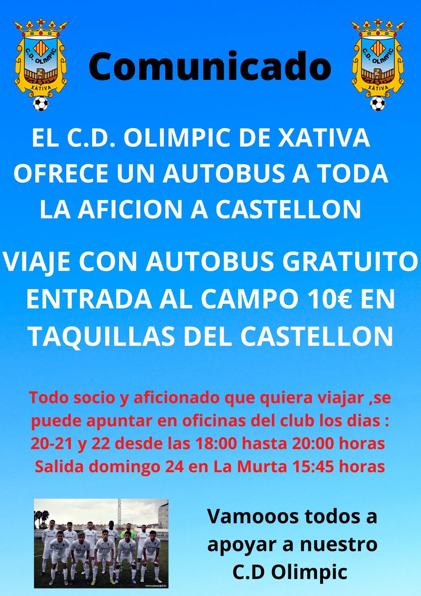 Vamosssssss Xàtiva penultimo esfuerzo y a por la victoria a castalia,juntos lo vamos a lograr.