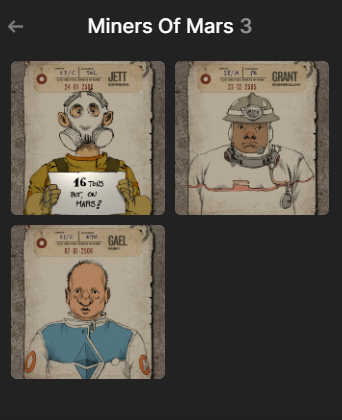 MrRockshore's tweet photo. Got 3 #MinersofMars ! Was very lucky to get in before it sold out! @MinersofMars https://t.co/4eaaeZdSEx