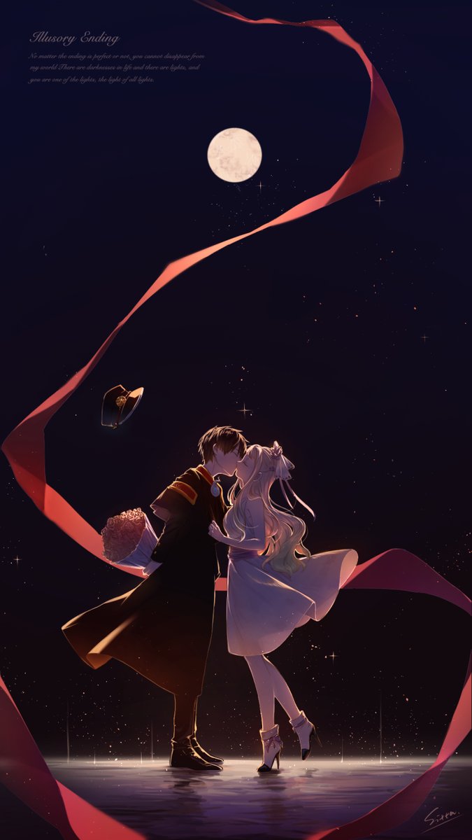 #地縛少年花子くん 
#花子くん 
虚幻的结局，你我都是最好的样子。
（ps：成年设定。）