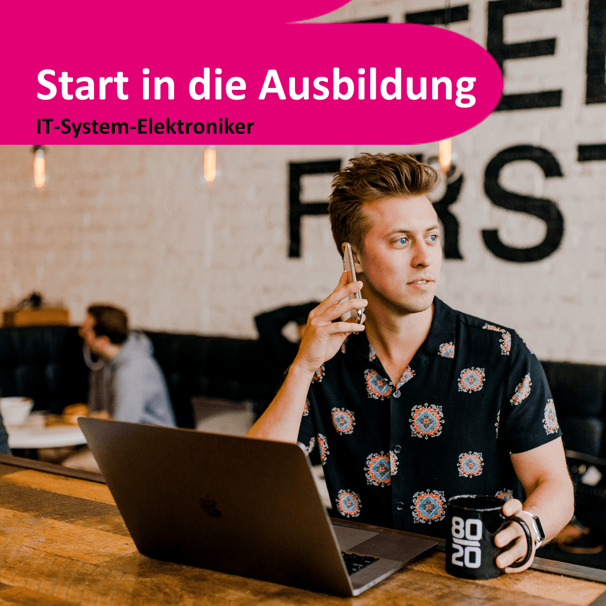 TelekomKarriere's tweet photo. Fabian macht eine Ausbildung zum IT-System-Elektroniker in Köln und berichtet über seinen aufregenden Start bei der @deutschetelekom.🙌 Wie er und seine Mitauszubildenden in das Arbeitsleben gestartet sind, erfährst du hier 👉 https://t.co/YmhnNjB2tp https://t.co/MVYGXqKBpY