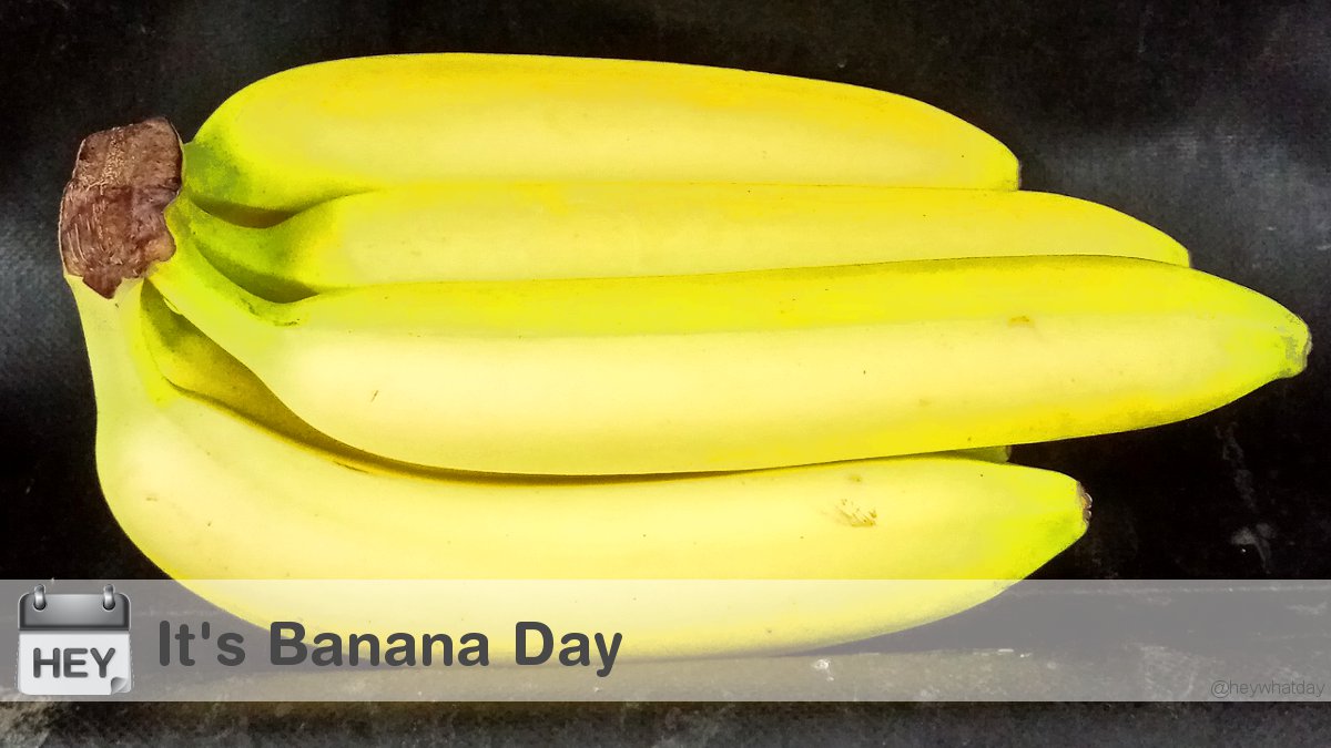 It's Banana Day! 
#BananaDay #NationalBananaDay #Bananas