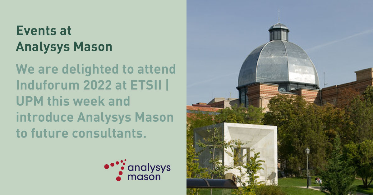 We are continuing our Spring recruitment tour by hosting a company presentation at @Induforum 2022 tomorrow morning at 9:30am. Come and meet our global recruitment team and consultants from our Madrid office who will tell you more about our graduate consulting programme!