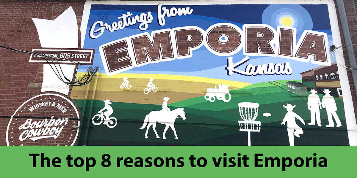 If you enjoy #outdoorsports, @VisitEmporia is the place to be. However, the city offers much more. Learn more: ow.ly/fMa850IMYXt #roxieontheroad #gravelgrinding #hosted #discgolf #tothestarsks @TravelKS