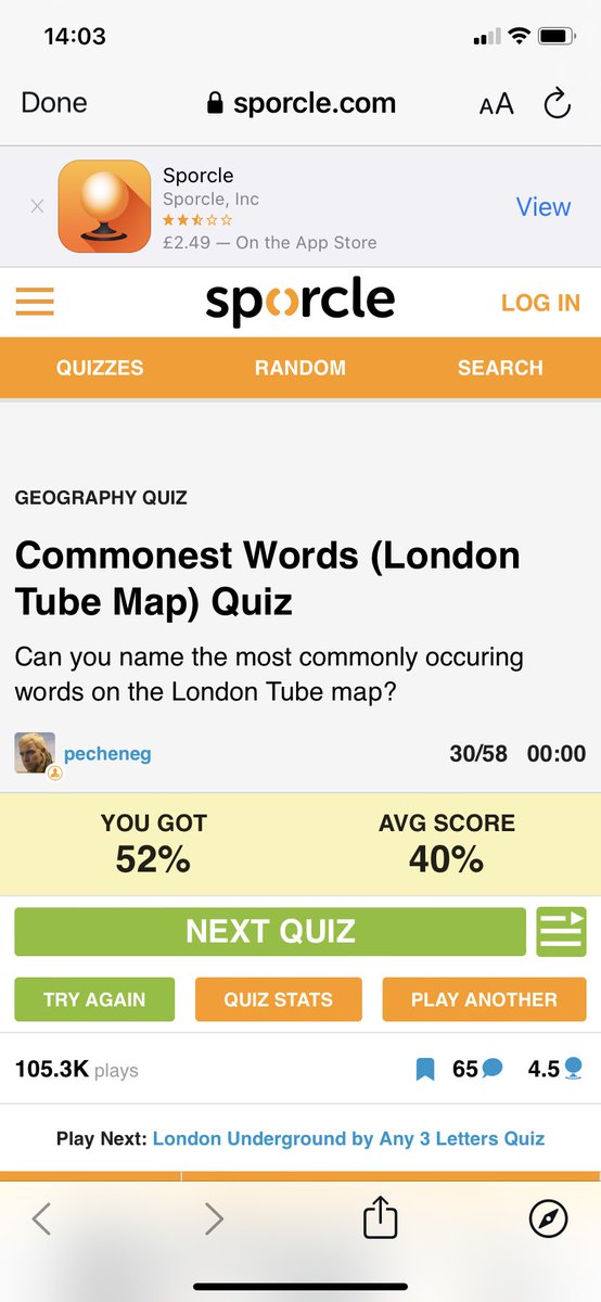 ramsden1986's tweet photo. @geofftech Pretty surprised that I got more than the average score to be honest. 😂 https://t.co/rd10heBSIC