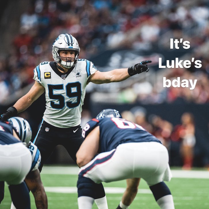 Panthers's tweet photo. Happy birthday LUUUUKE 🎉 https://t.co/iOq3lRA9rr