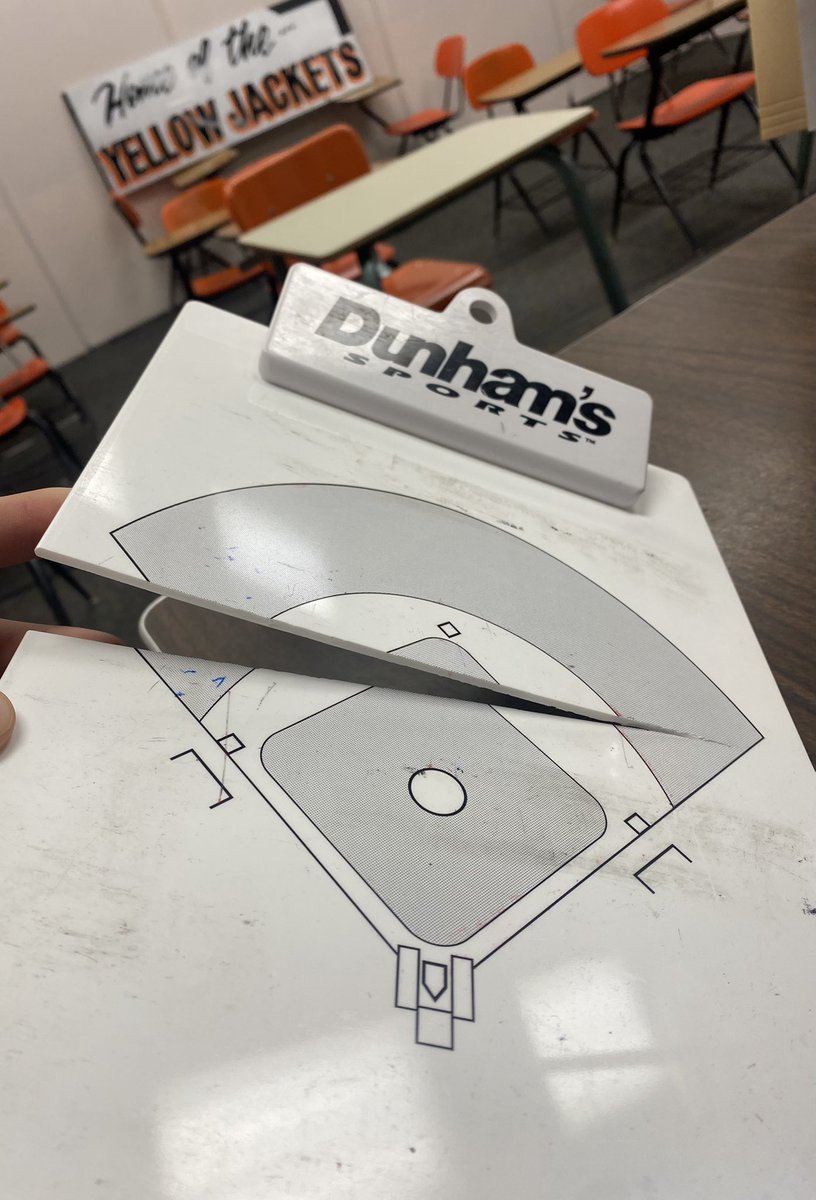 Yesterday <a href="/GleasonJurnie/">Jurnie Gleason</a> showed some passion. She was doing book and snapped a clipboard and said “Can’t walk the lead off batter”! 😂

JG has OBVIOUSLY been around the game long enough to know! 

A stat girl with passion and baseball knowledge is OUTSTANDING!