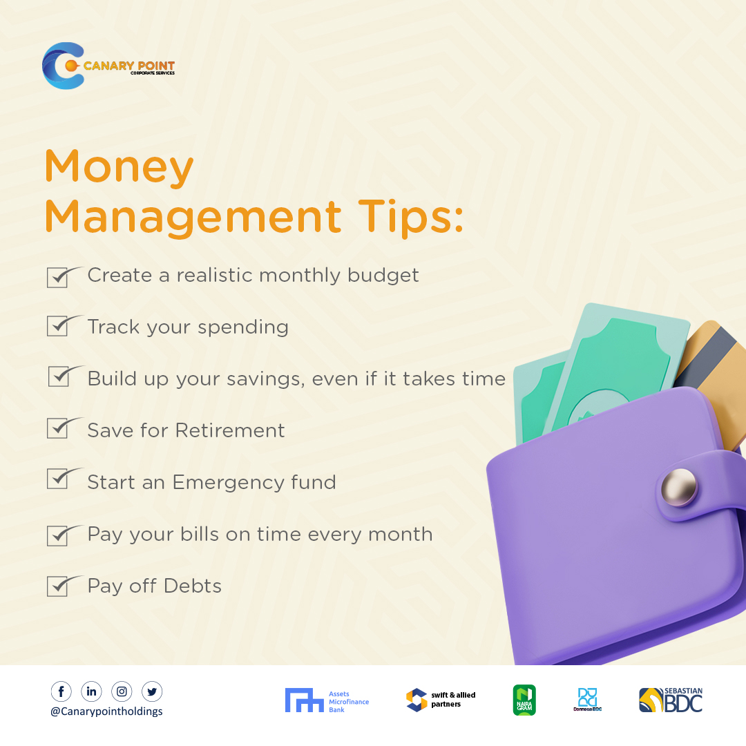 Cultivating a good money management habit is one of the crucial ways you can grow your money and avoid debt. 
If you’re struggling with living paycheck to paycheck despite making more than enough money, then here are some tips to improve your financial habits.

#FinancialPartner
