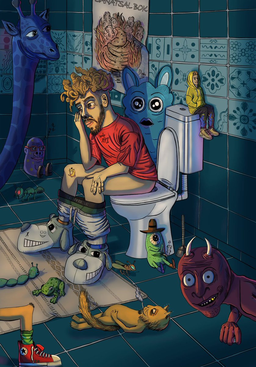 adeniiiz's tweet photo. Hi fam happy to share this fresh mint with you 🐛🐛💚

“Toilet” available on @foundation! 🌐

the place where the outside world stops disturbing and the mind starts to disturb 

#foundation #NFTCommunity 

https://t.co/AhNsxPD0sP https://t.co/d1P2GZjCSA