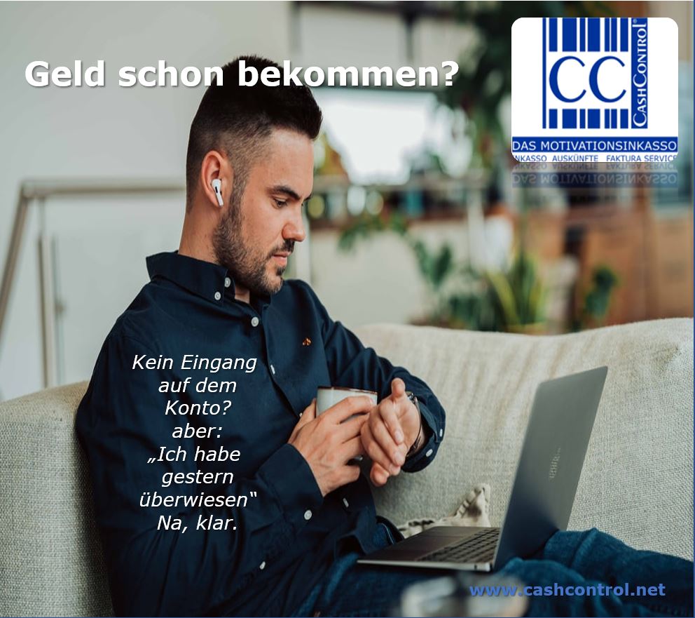 CashControlMUC's tweet photo. "Glaub mir, ich hab gestern überwiesen" Na, klar :-)

#geldschonbekommen #motivationsinkasso #zahlungen #konto #cashcontrol #gesternueberwiesen #woissesdenn #finanzen https://t.co/bg1gVFdhCP