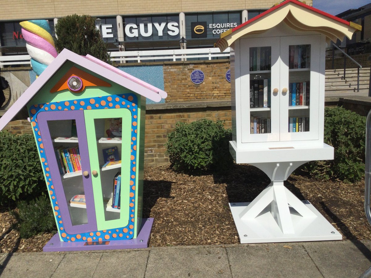 We care 📖  
We are excited to announce that the Water Gardens, and of course Harlow community, is getting 2 new bookshelves! Aren't they cute?

This is a free book-sharing box, where anyone can take a book and/or share a book. 🥰
#Harlowtown #watergardensharlow