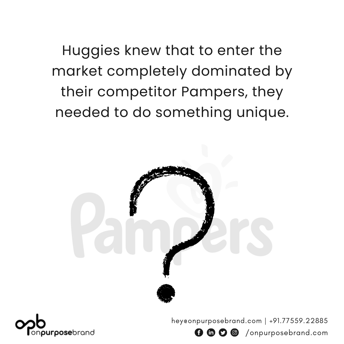 OnPurpose_IN's tweet photo. The Story of #Huggies

The engagement rate of Huggies went 300% higher than the previous players in the industry. This proves how #branding can be done by using real #data to form a story that resonates with the audience.

#OnPurposeBrand #brand #marketing #MarketingTips https://t.co/mYCAp2utql