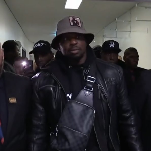 ringmagazine's tweet photo. ‼️ Dillian Whyte has arrived for the Tyson Fury final press conference… https://t.co/HNTaysTgbx