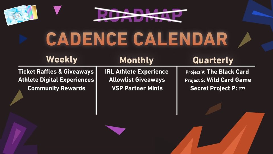 ajv's tweet photo. 1) Excited to share the @VaynerSports Pass  ̶r̶o̶a̶d̶m̶a̶p̶  Cadence Calendar. A thread with some details: https://t.co/2YcB4E46g5