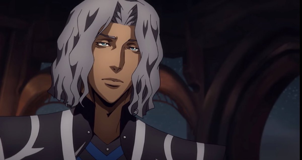 Hector listens to Lenore. 

#Hector #Castlevania