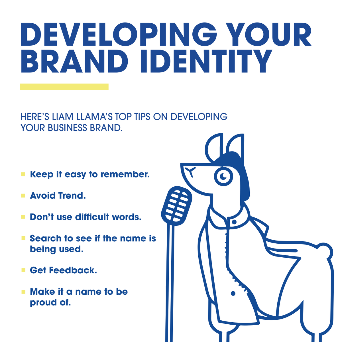 If you’re in the process of starting a business, or if you’re looking for a rebrand- we have gathered some key points for you to consider- here's Liam Llama to tell you more...

#LlamaAccounting #NoDramaWithLlama #JoinTheHerd
