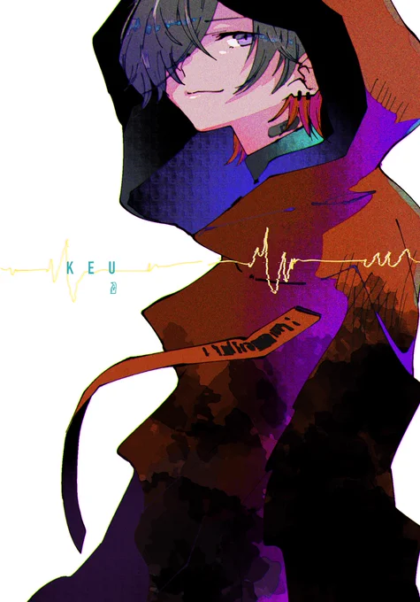 ☂♬︎
#Keu_Art 
#稀雨アート 
