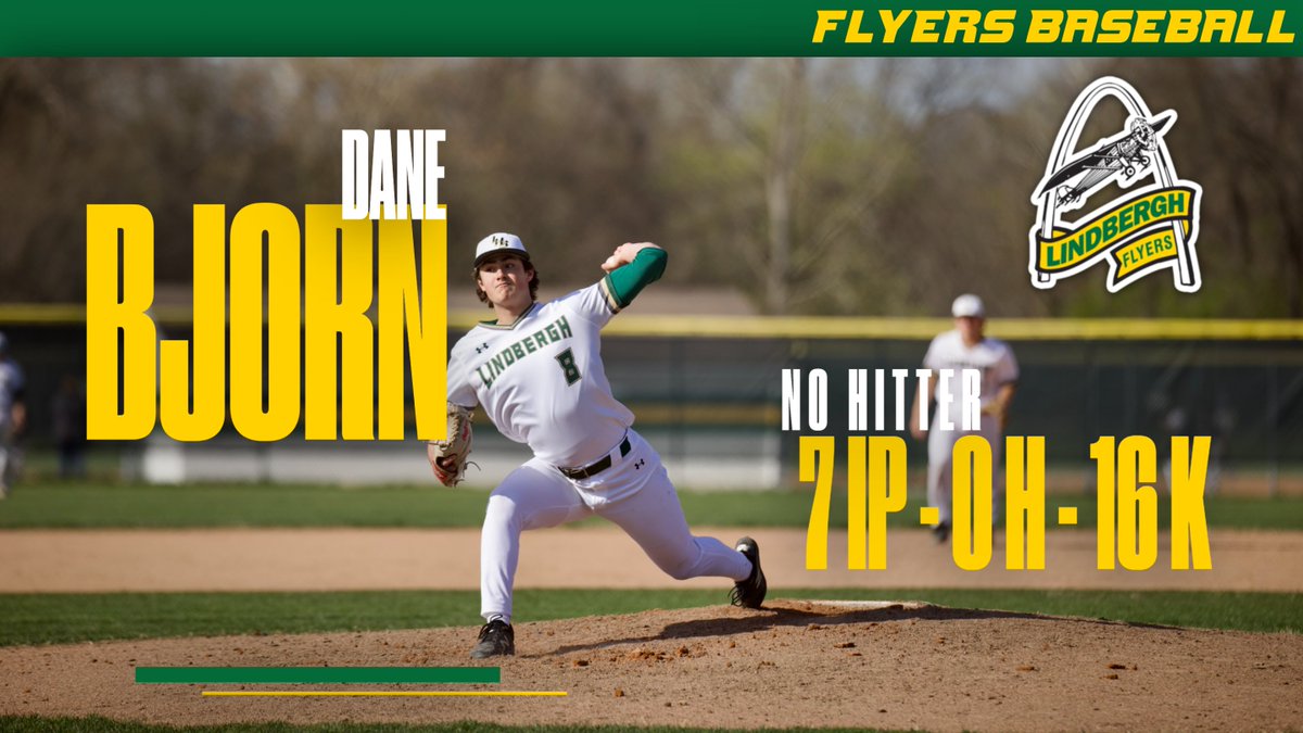 We wanted to recognize junior Dane Bjorn for his performance yesterday by pitching a No-Hitter!  Great job Dane!  Flyers Nation is proud of you.