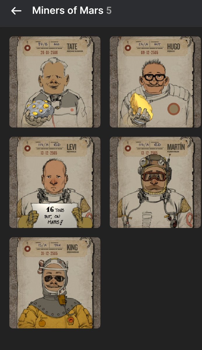 I'm addicted to <a href="/MinersofMars/">Miners of Mars</a>! Loving the artwork! Public mint starts soon!