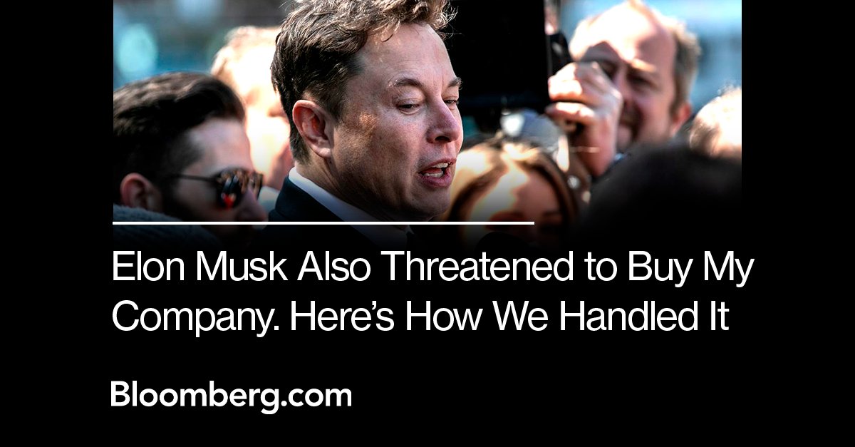 business's tweet photo. Barbarians at the gate? Try billionaire in the DMs.