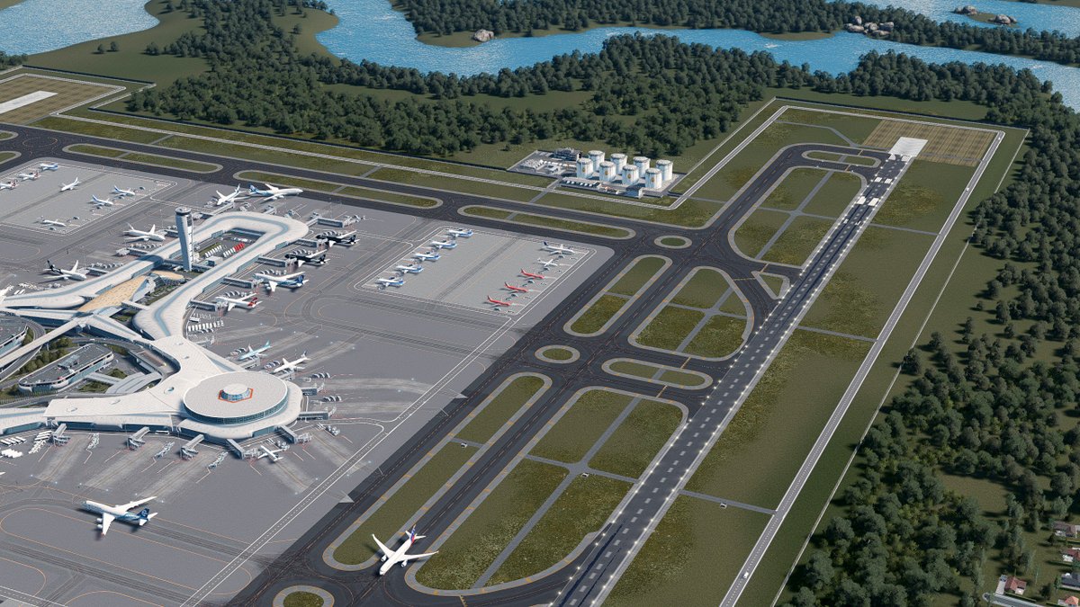 phtngaming's tweet photo. Part 2 of photo series -My Global Build-off Airport Edition 2022 entry - The Nova Porta International Airport !!
Showcase video: https://t.co/1T0erAOuW0
#citiesskylines #gbo2022 #airportdlc 
@CitiesSkylines @ColossalOrder @PdxInteractive https://t.co/A8Yorcpdh6