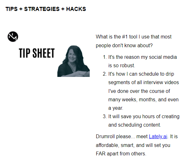 AIrocknrollgirl's tweet photo. When you wake up to a bunch of folks forwarding you an email from a customer (but I think of you more like a friend @NatashaMillerSF💚) highlighting your company as their #secrethack... https://t.co/IG1aSf0jeD
