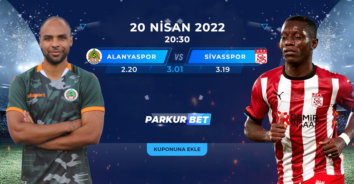 ⚽️Alanyaspor 🆚 Sivasspor 

Ziraat Türkiye Kupası Yarı Final ilk maçı nasıl sonuçlanır? Kuponuna ekle!

%15 YATIRIM BONUSU FIRSATI #Parkurbet'te!

Giriş🔜parkurbet232.com