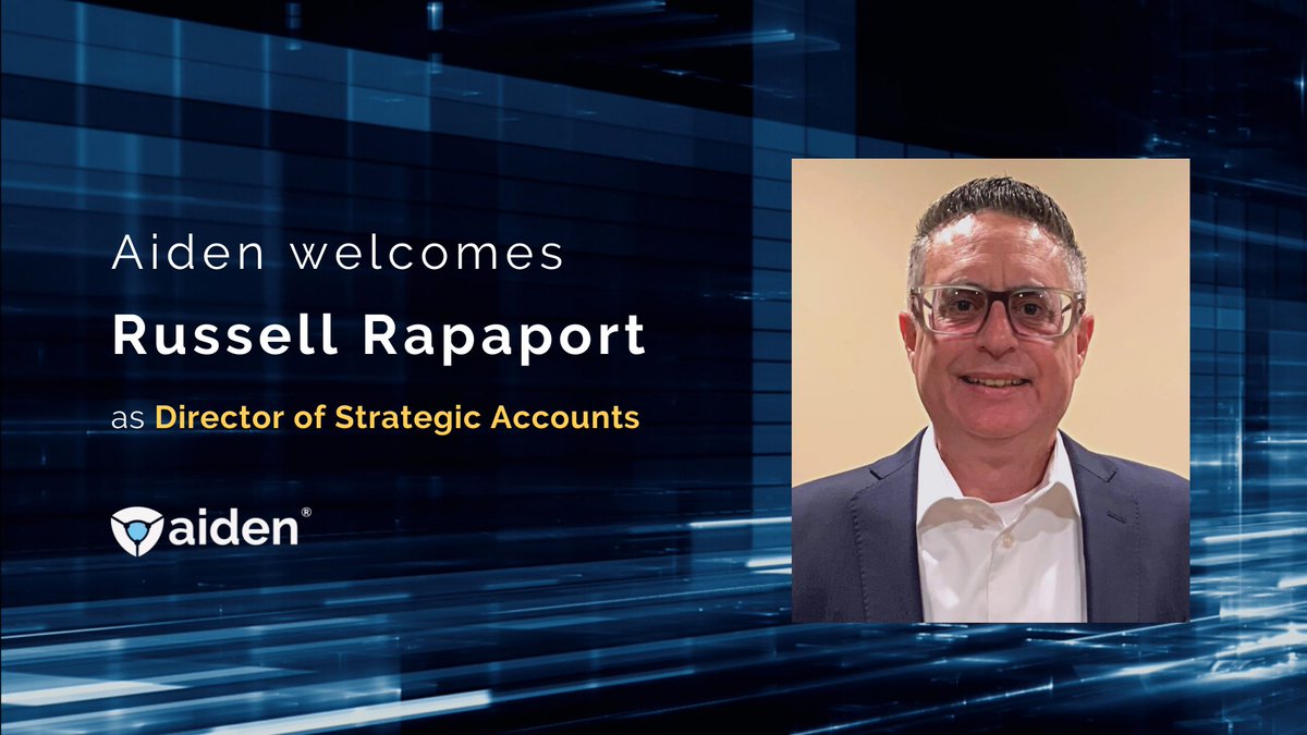 meetaidentech's tweet photo. 🛡️ Welcome to the team, Russell Rapaport! We look forward to seeing what you will accomplish as we expand our product roadmap.

#infosec #cybersecurity #ciso #cto #cio #hyperautomation #cyber #newhire #techtalent https://t.co/P2iZ2DnjCu